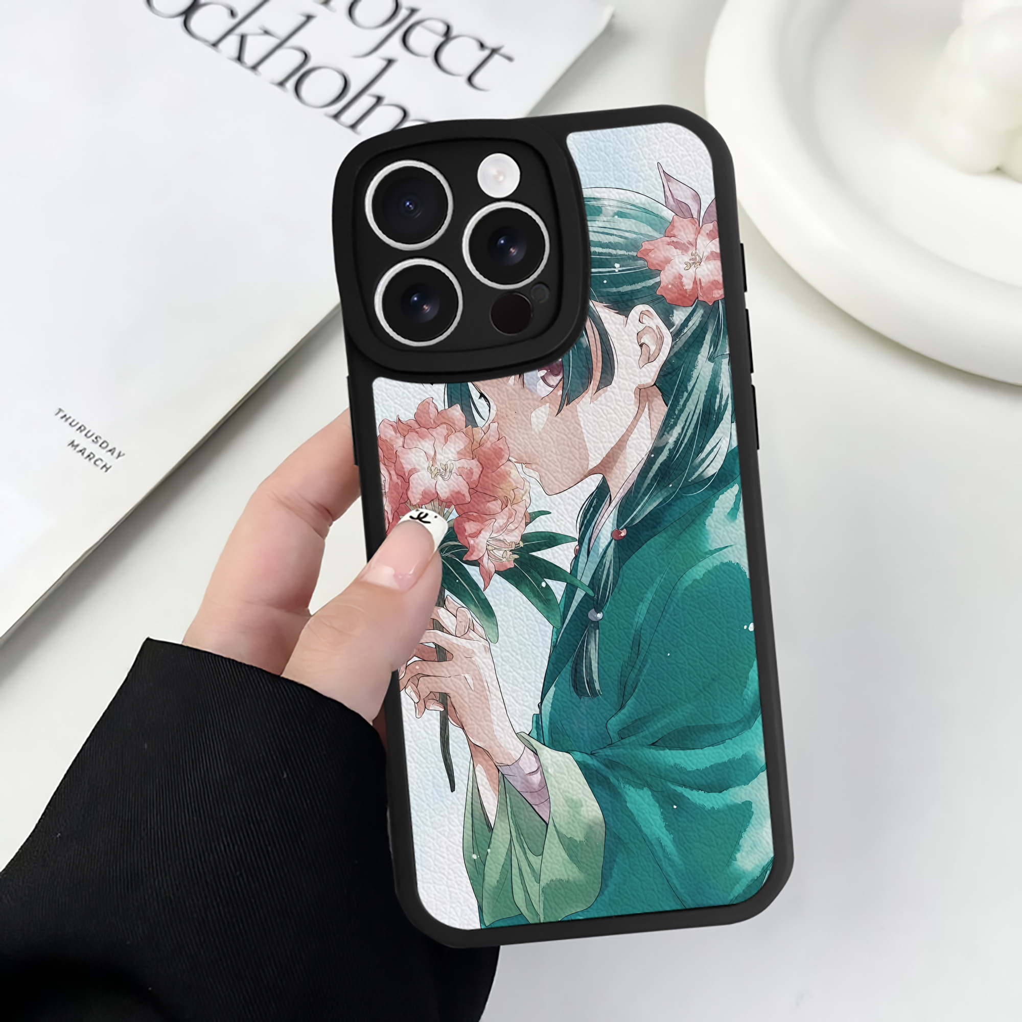 薬屋のひとりごと The Apothecary Diaries 【iPhone 16シリーズ対応】シリコンスマホケース（レザー調） 材質：シリコン
